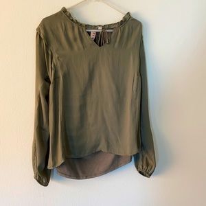 Anthropologie Dark Green Women’s Blouse